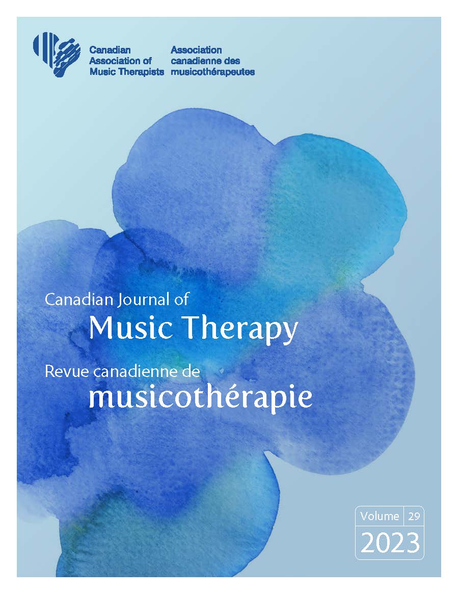 A blue page with abstract, cloudlike images as well as the title and volume of the journal issue